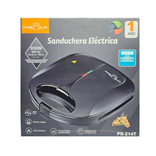 Cargar imagen en el visor de la galería, Sanduchera Antiadherente Premium PR-214T Electrica
