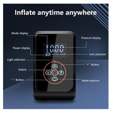 Cargar imagen en el visor de la galería, Compresor De Aire Inalambrico 150 Psi Carro Moto Cicla Power Bank 008
