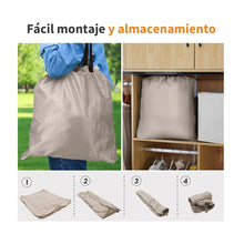 Cargar imagen en el visor de la galería, Colchón Inflable Doble 198 x 150 x 40 cm Inflador Eléctrico Inalámbrico
