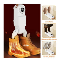Cargar imagen en el visor de la galería, Secador Zapatos Eléctrico 360° Control Temperatura Temporizador 120 min HXQ-01
