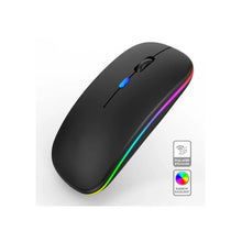 Cargar imagen en el visor de la galería, Mouse Bluetooth Inalámbrico Recargable DPI Ajustable Luz Led
