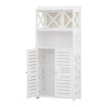 Cargar imagen en el visor de la galería, Mueble Organizador Multiuso Nuevo Diseño Blanco 40x25x90 Cm YH6510
