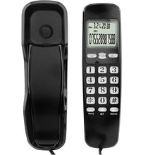 Cargar imagen en el visor de la galería, Teléfono fijo LEBOSS B369 con identificador de llamadas-Negro
