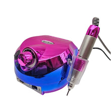 Cargar imagen en el visor de la galería, Drill Pulidor Uñas Tornasol DM-202 45.000 RPM Pedal Fucsia
