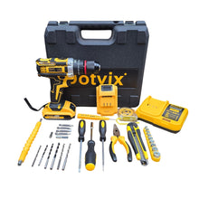 Cargar imagen en el visor de la galería, Kit Taladro Eléctrico Dotvix Doble Batería DOT-36V
