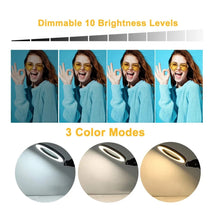 Cargar imagen en el visor de la galería, Lámpara De Lupa Led Con Base Y Prensa Ajustable Blanca

