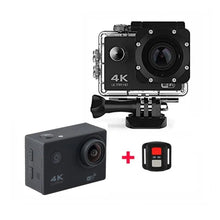 Cargar imagen en el visor de la galería, Camara Deportiva 4K Ultra HD+ Control Wifi Resistente Al Agua Negra
