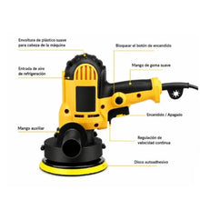 Cargar imagen en el visor de la galería, Polichadora Eléctrica Multifuncional 700W 3700 RPM 5 Pulgadas DWE6401
