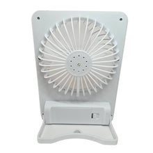 Cargar imagen en el visor de la galería, Ventilador Lampara De Escritorio USB Plegable JK-F668 Blanco
