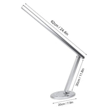 Cargar imagen en el visor de la galería, Lampara Escritorio LED FX026 Brazo Oscilante USB Plateada
