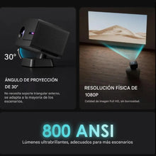 Cargar imagen en el visor de la galería, Proyector Smart Pro Ultra HD 4K Auto Calibración Wifi HDMI USB MICRO SD P50
