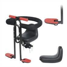 Cargar imagen en el visor de la galería, Silla Delantera Para Bicicleta Infantil Con Baranda Y Reposapiés FF-2641
