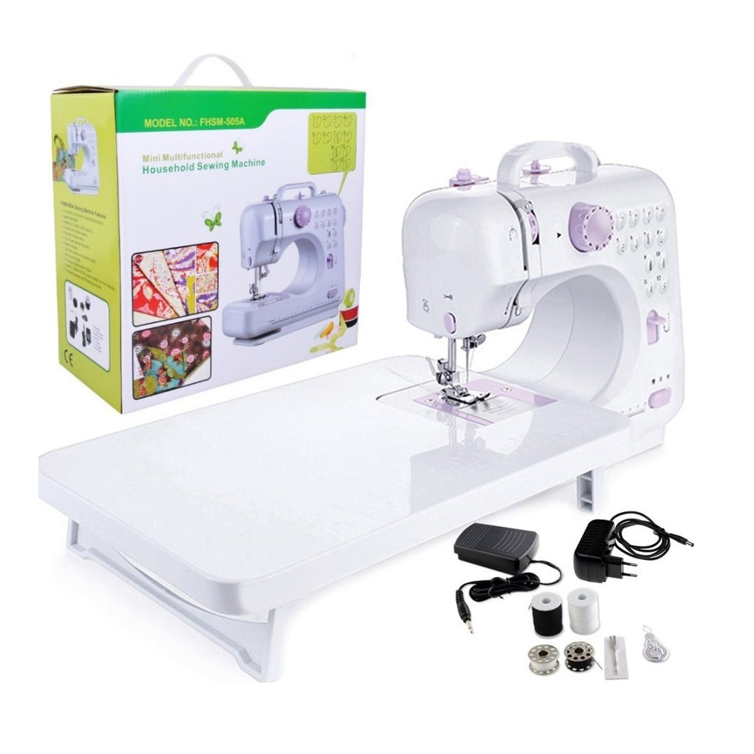 Maquina De Coser Con Mesa Multifuncional YASM-505A Portatil