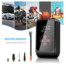 Cargar imagen en el visor de la galería, Compresor De Aire Inalambrico 150 Psi Carro Moto Cicla Power Bank 008
