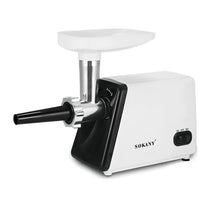 Cargar imagen en el visor de la galería, Molino De Carne Eléctrico Acero Inoxidable 2500W Con Embutidor Sokany SK-312
