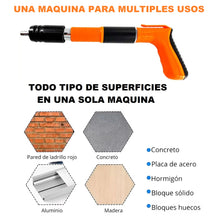 Cargar imagen en el visor de la galería, Remachadora Neumática Clavos Acero Multifuncional Naranja

