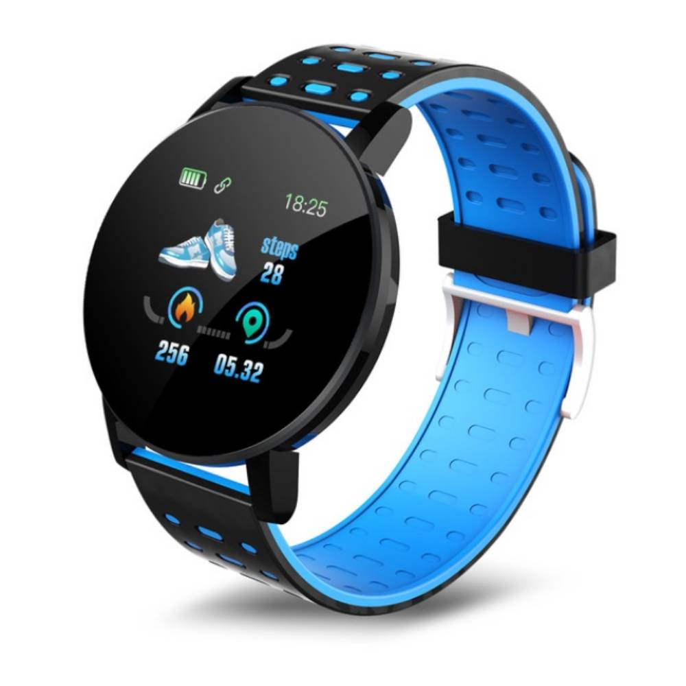 Smartwatch con Bluetooth Genérica 119 Plus Color Azul