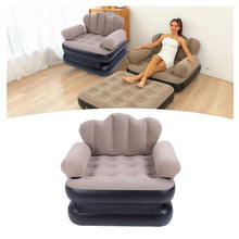 Cargar imagen en el visor de la galería, Sofá Cama Inflable 2 En 1 Con Inflador Camping Y Hogar YXZ-805
