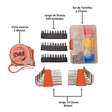 Cargar imagen en el visor de la galería, Juego De Herramientas 128 Piezas Con Estuche Multiusos
