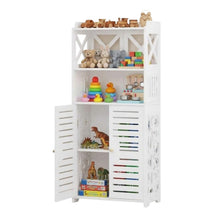 Cargar imagen en el visor de la galería, Mueble Organizador Multiuso Nuevo Diseño Blanco 40x25x90 Cm YH6510
