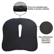 Cargar imagen en el visor de la galería, Cojín Ergonómico Espuma Viscoelástica Para Silla Y Carro HO-AL05
