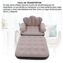 Cargar imagen en el visor de la galería, Sofá Cama Inflable 2 En 1 Con Inflador Camping Y Hogar YXZ-805
