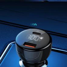 Cargar imagen en el visor de la galería, Cargador Carro Carga Rapida 100W Dual LDNIO C101 Tipo C USB
