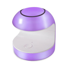 Cargar imagen en el visor de la galería, Mini Lampara De Secado Uñas + Press On Sun Mini 18W Morada

