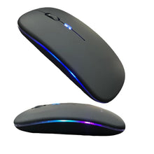 Cargar imagen en el visor de la galería, Mouse Bluetooth Inalámbrico Recargable DPI Ajustable Luz Led
