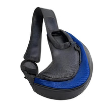 Cargar imagen en el visor de la galería, Bolso Transportador Portátil Mascotas Perro Gato Ajustable Azul
