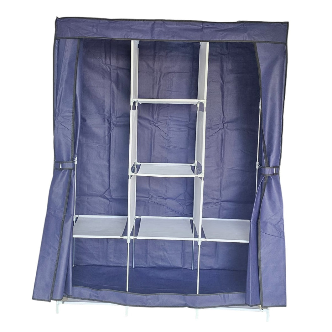 Closet Organizador Con Forro 88130 Zapatero Perchero Azul