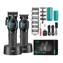 Cargar imagen en el visor de la galería, Kit Cortadora + Patillera VGR V-886 S2 Profesional Turbo 9000RPM 200 MIN Uso
