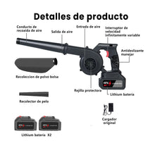 Cargar imagen en el visor de la galería, Sopladora Aspiradora Inalámbrica Doble Batería 48V GFJ-001
