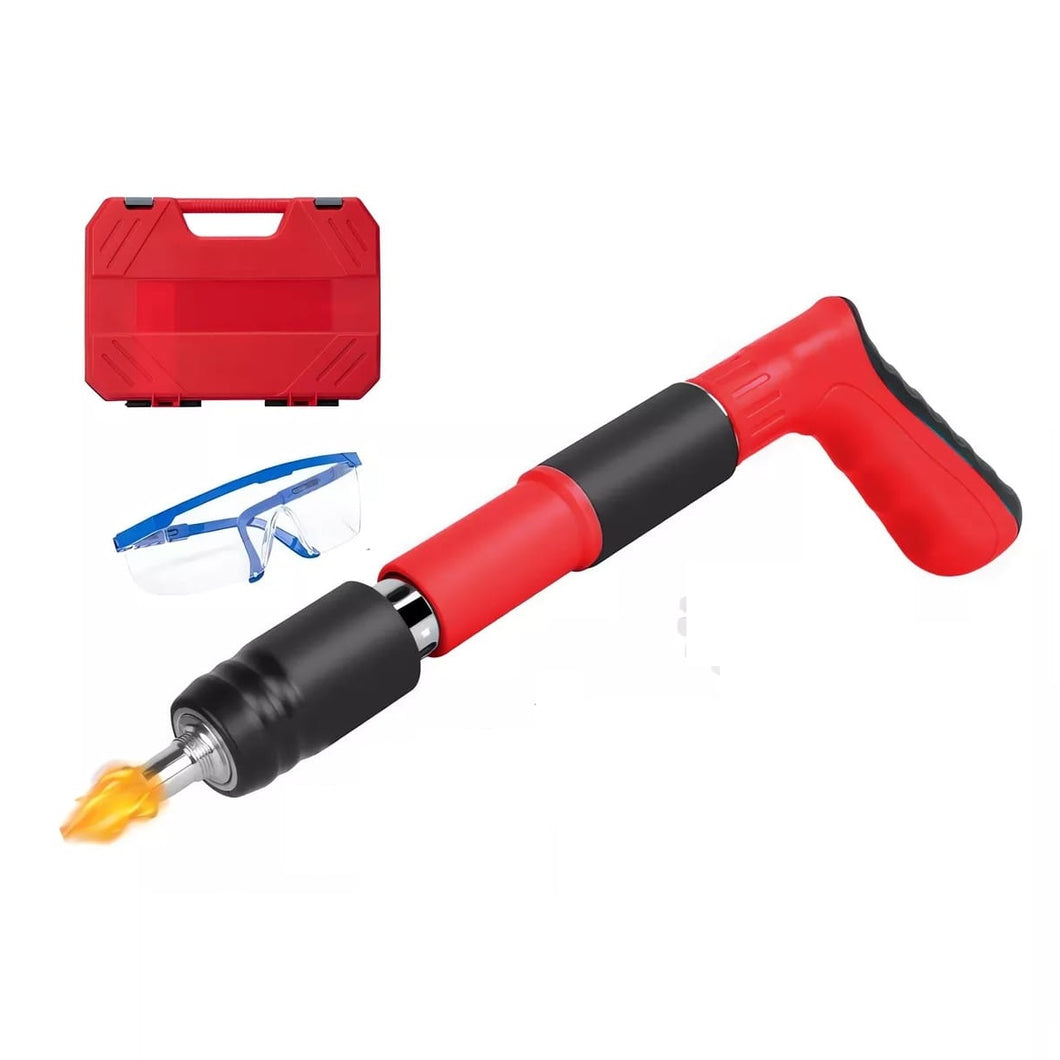 Remachadora Neumatica Clavos Acero Multifuncional Roja