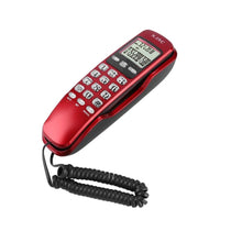 Cargar imagen en el visor de la galería, Teléfono fijo LEBOSS B369 con identificador de llamadas-Rojo
