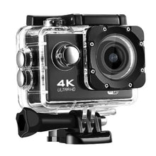 Cargar imagen en el visor de la galería, Camara Deportiva 4K Ultra HD Wifi Resistente Al Agua Negro
