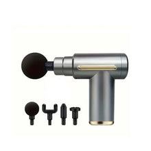 Cargar imagen en el visor de la galería, Masajeador Corporal Massage Gun BM1 4 Cabezales 6 Niv Gris
