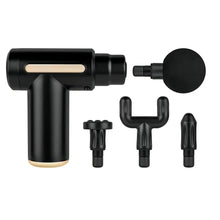 Cargar imagen en el visor de la galería, Masajeador Corporal Massage Gun BM1 4 Cabezales 6 Niv Neg
