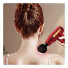 Cargar imagen en el visor de la galería, Masajeador Corporal Massage Gun BM1 4 Cabezales 6 Celeste
