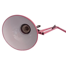 Cargar imagen en el visor de la galería, Lámpara de Escritorio Con Brazo Oscilante de Metal Rosa
