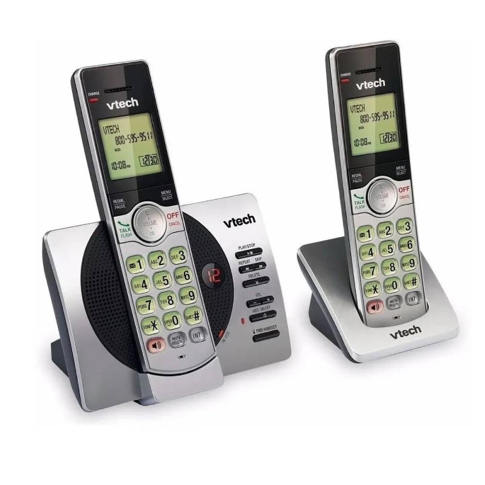Telefono Vtech Duo Cs6929-2 Dect 6.0 Dos Auriculares Altavoz Identificador