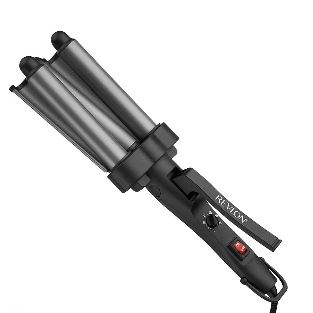 Rizador  Revlon 3 Barriles de Cerámica Jumbo Waver RV084