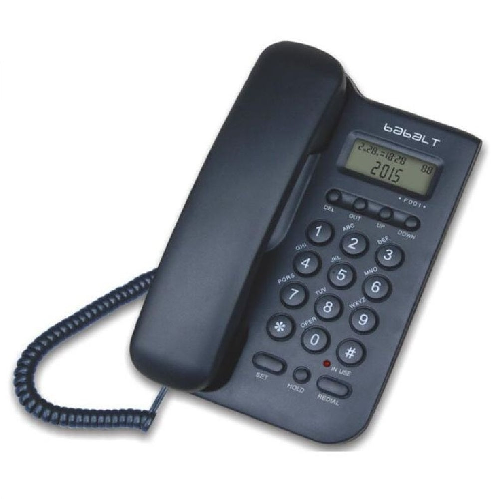 Teléfono Alámbrico N.INC KX-T076CID Negro