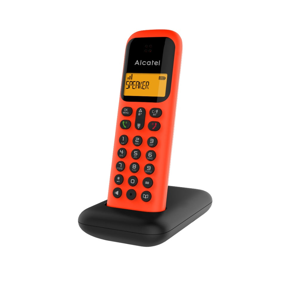 Teléfono Inalámbrico Alcatel D295 Naranja