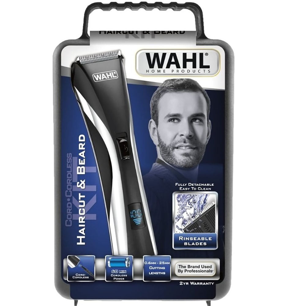 Maquina Wahl Haircut & Beard Inalambrica 13 piezas 09697