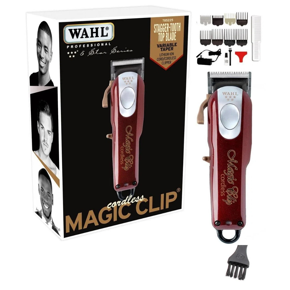 Máquina Cortapelos Profesional Cordless Metálica Edición Limitada metal  inalámbrica - Wahl Magic Clip Cordless metalica España