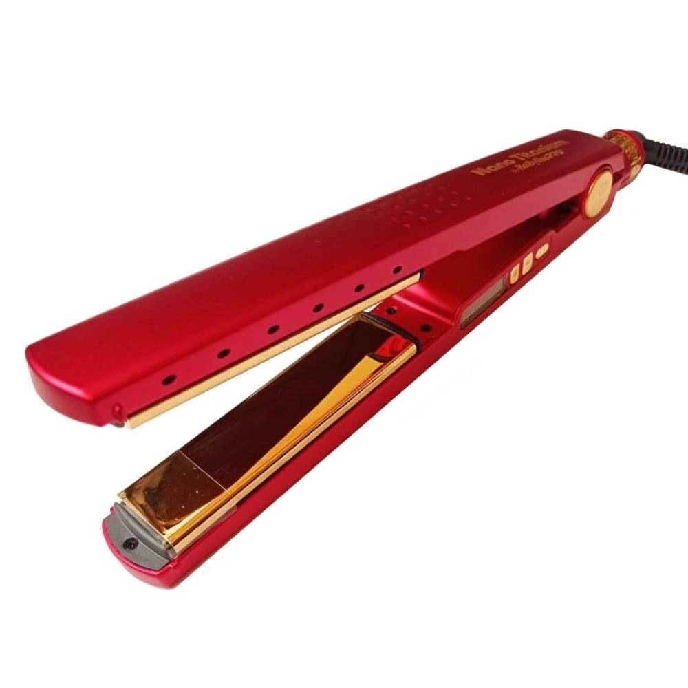 Plancha BabylissPro Nano Titanium Key Elite Edición Especial Roja