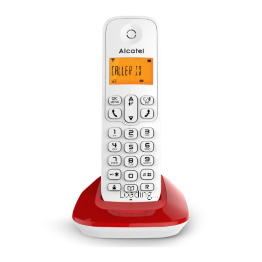 Telefono Alcatel E355 Digital Identificador Rojo