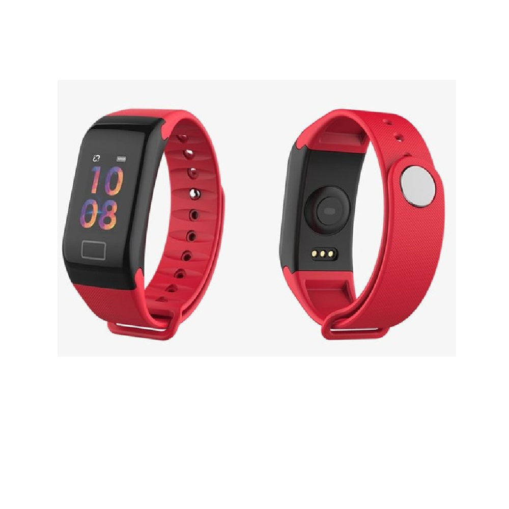 Pulso Inteligente SmartBand IP67 Vinotinto Pantalla a Color